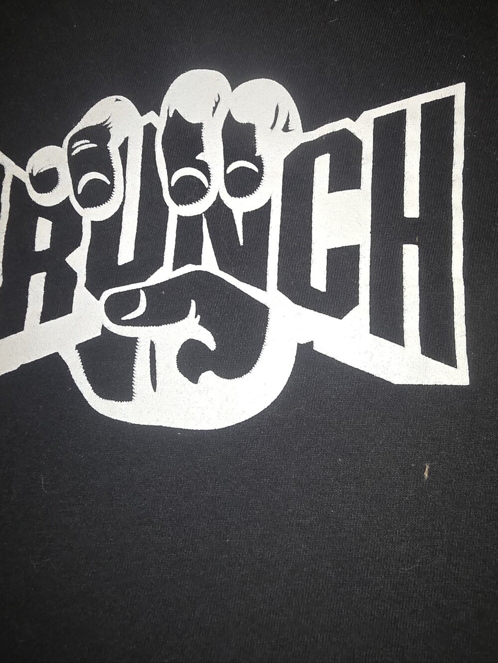 Black Short Sleeve Tee - XL Crunch Activewear Gym Workout